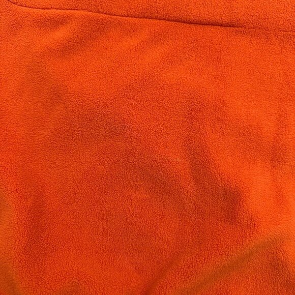 VTG POLO SPORT Ralph Lauren Men XL Orange Fleece Anorak Jacket Polartec 90s RARE - Picture 7 of 14